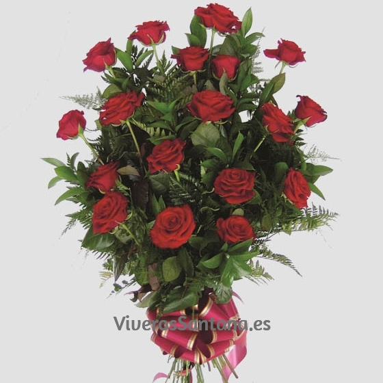 Ramo de rosas rojas